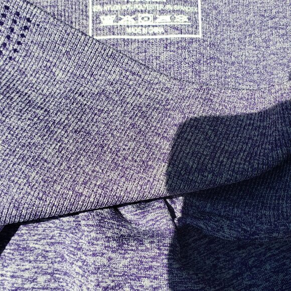 Seamless Leggings Smile Contour High Waist Workout Gym Yoga NWT Purple - Picture 5 of 10